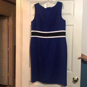 Ladies blue cocktail dress